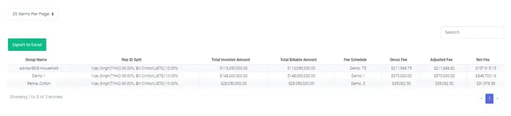 AdvisorBOB Blog Image - AdvisorBOB Spotlight Total Billed by Account Group Report 3